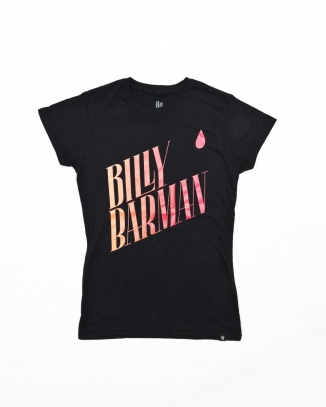 Tričko Billy Barman dámske čierne - vypredané